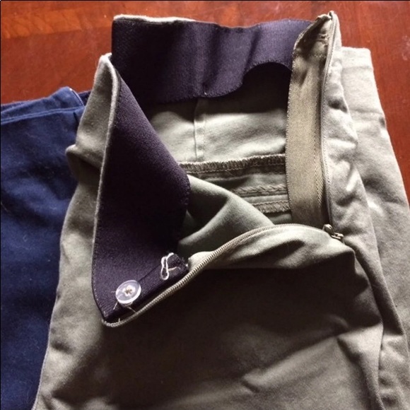 Old Navy cropped high waisted cotton pants - Picture 2 of 4